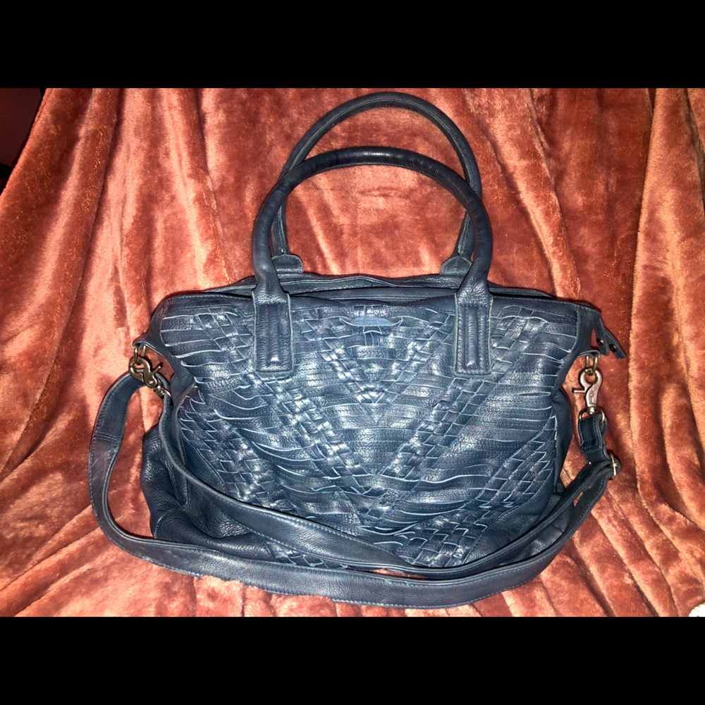 Blue Day Mood over the shoulder purses